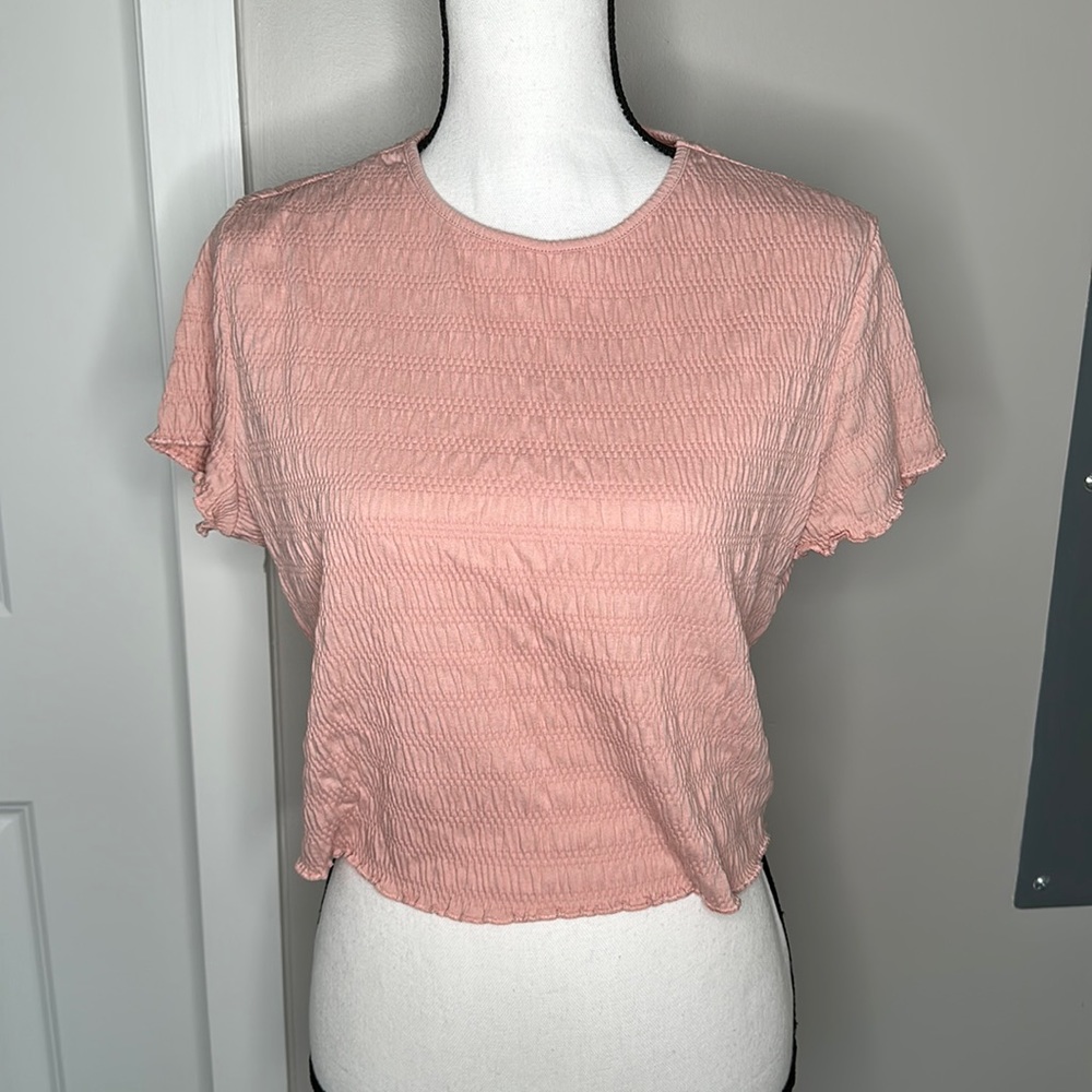 Divided H&M Pink Crop Top